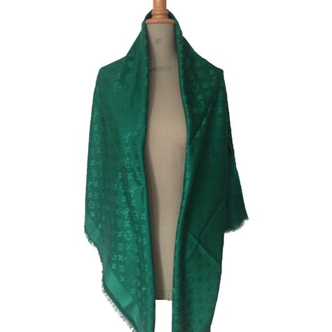 green lv scarf|louis vuitton scarf on sale.